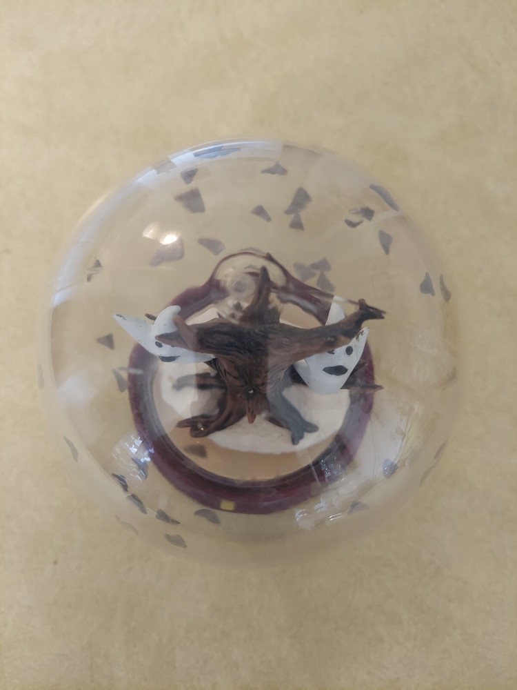 Gemmy Halloween Spooky Tree Ghost Tornado Talking Snow Globe