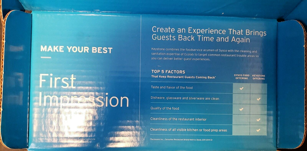 Professional Clean at First Sight Sample Kit Sysco # C101181 Ecolab Systems