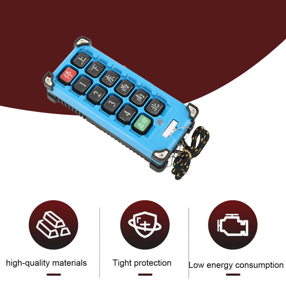 12V Wireless Crane Remote Control Industrial Remote Control Transmitter+Receiver