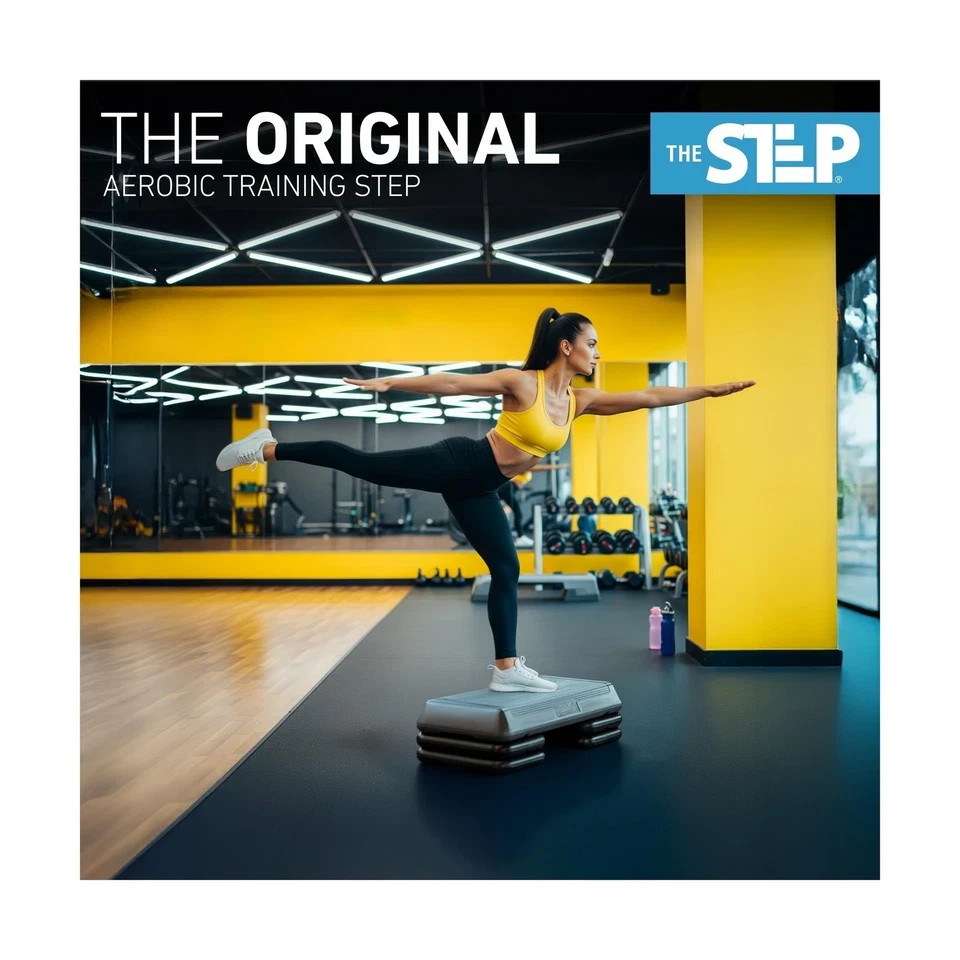 Freestyle STEP Exercise Step Platform, Circuit Size Stepper for Exercise at Home