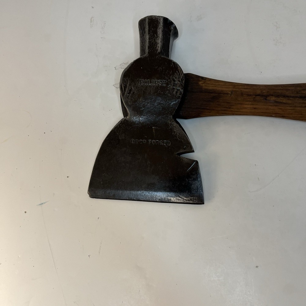 Vintage ECLIPSE half Hatchet - Shingling Carpenters Hammer Original Handle