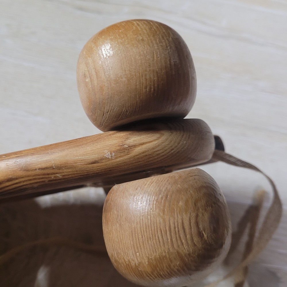 Wooden Duck Pull Toy – Solid Wood Baby Pull Toy with String