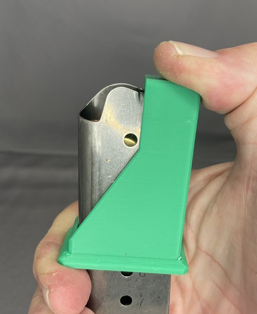 1911 Single Stack .45acp 45 acp .45 Magazine Speed Loader Speedloader -GREEN