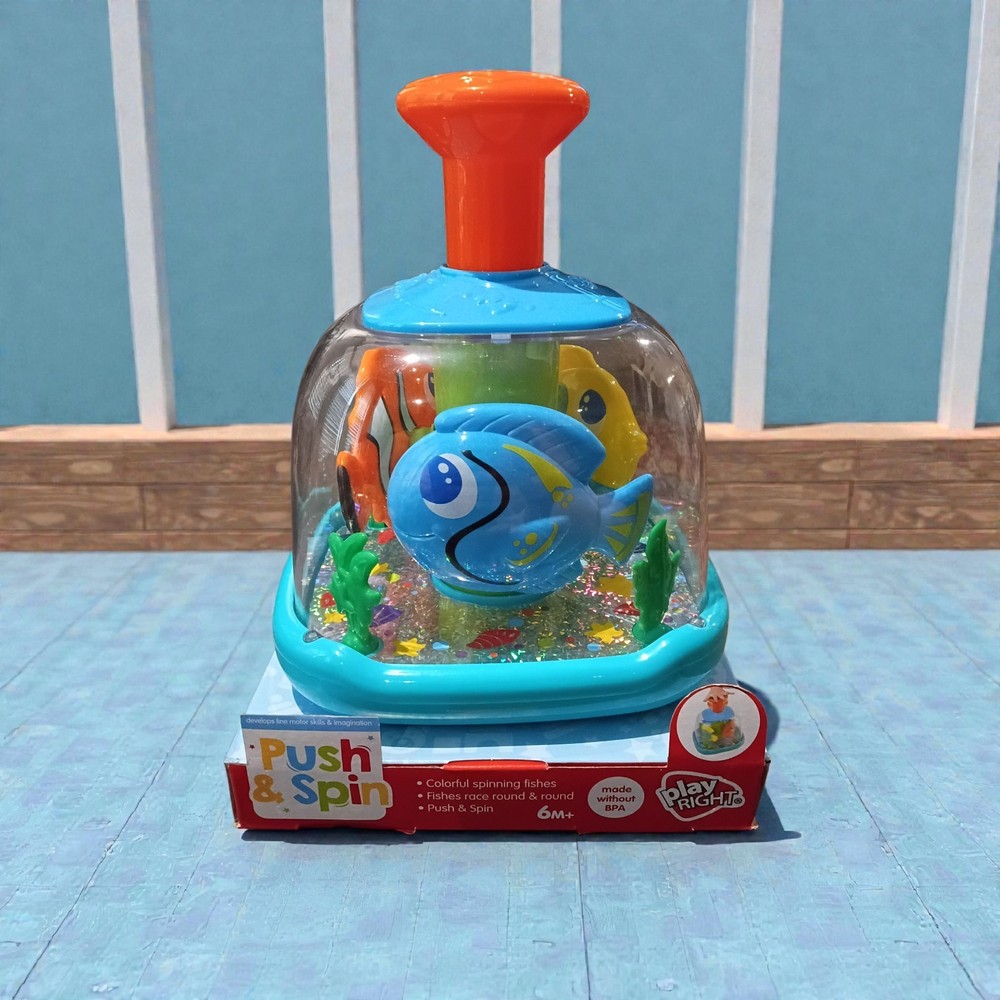 Play Right Aquarium Push & Spin 6m+