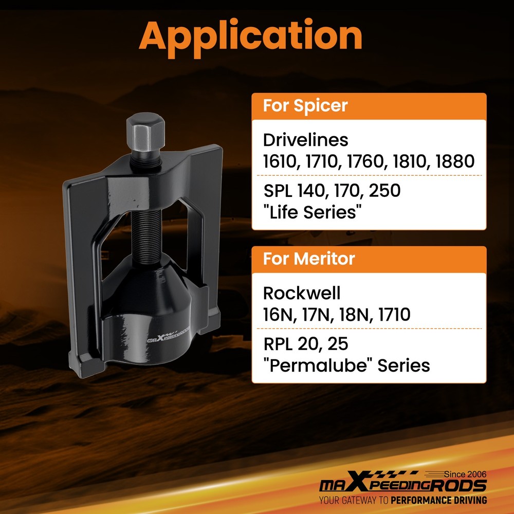 Heavy-Duty Universal Joint Puller HD U-Joint Tool Kit for Class 7 & 8 New