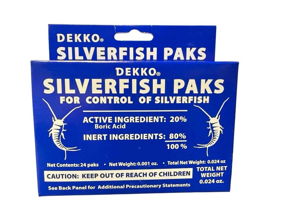 NEW 24 Dekko Silverfish Paks For Control Of Silverfish