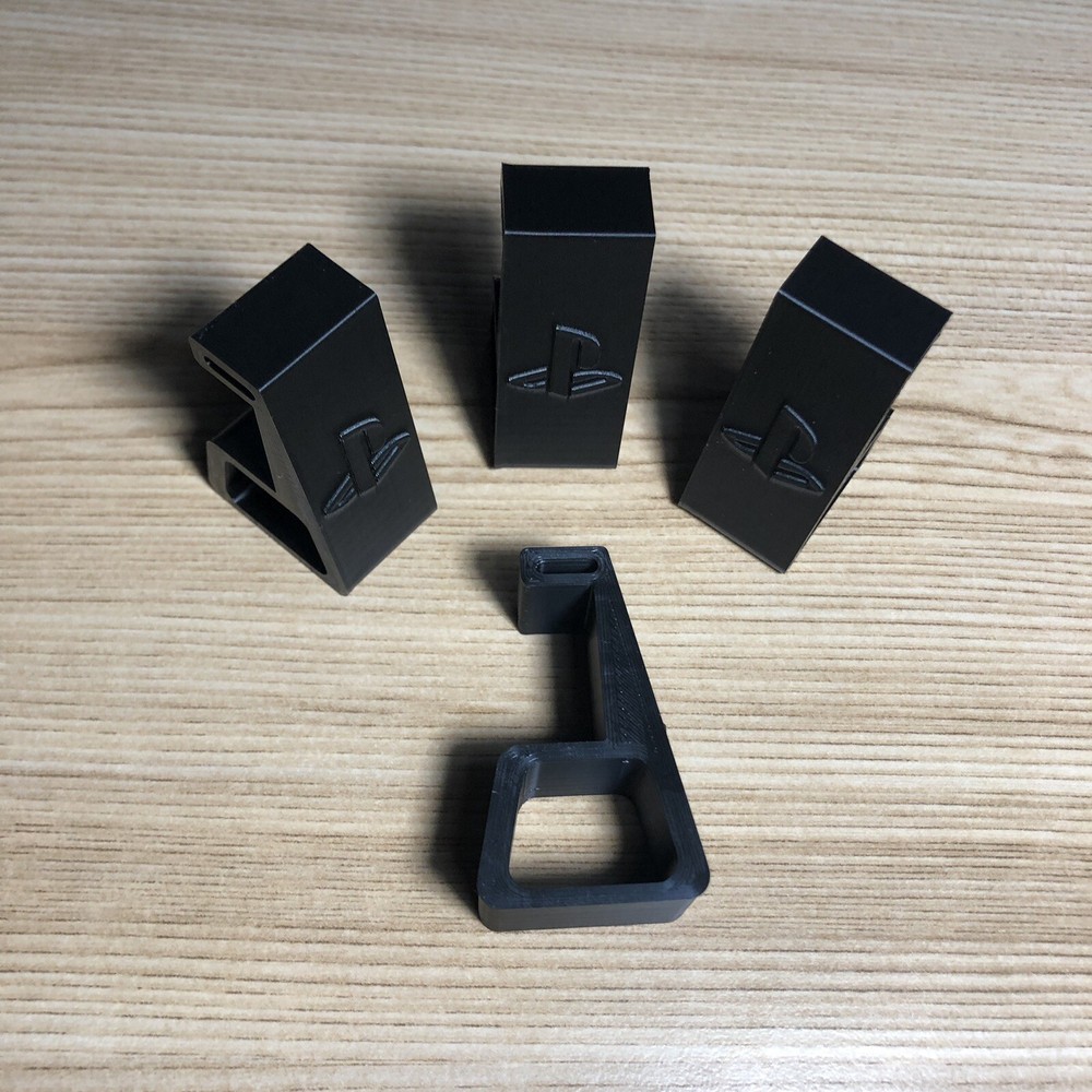 PS4 Slim Riser Feet - Helps Improve Cooling / Organizer - 3D Printed