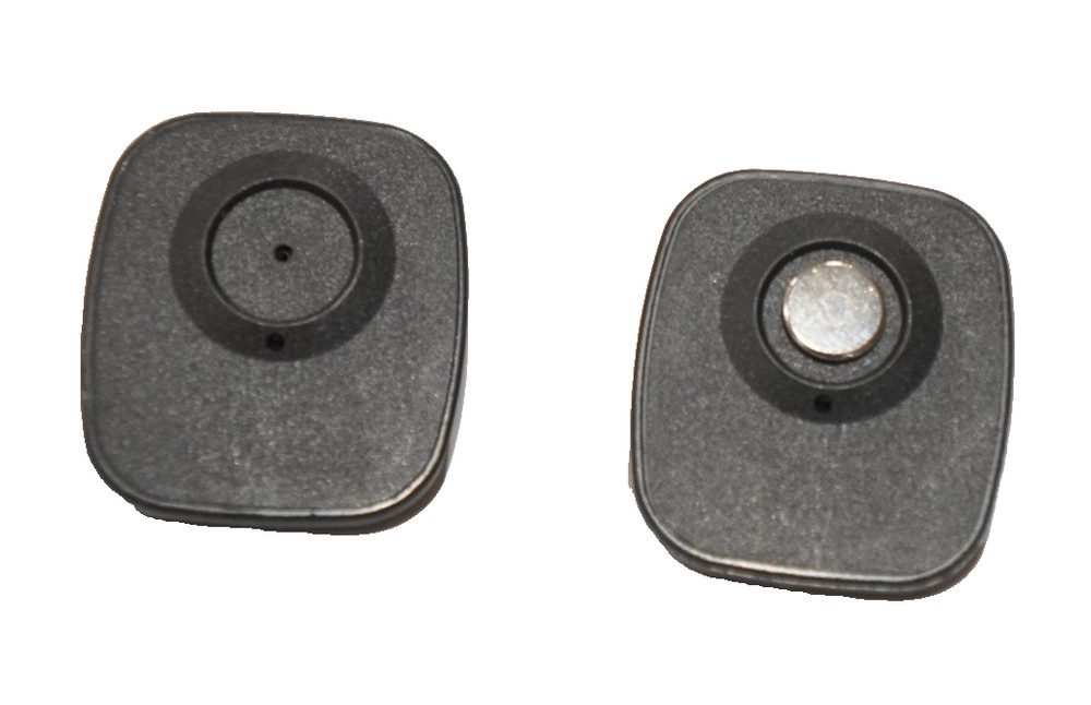 8.2MHZ RF MINI black square SECURITY TAGS 100x suitable for Checkpoint systems