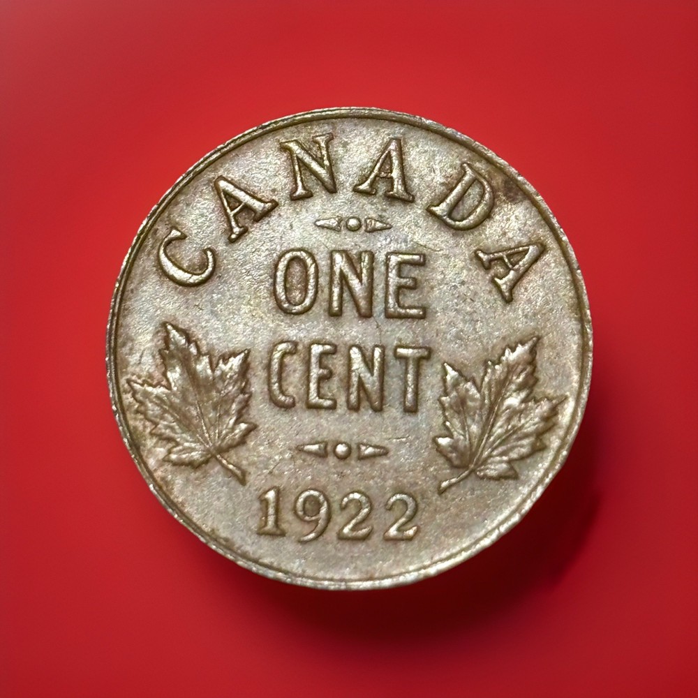 Canada 1922 Small Cent-AU-Key Date
