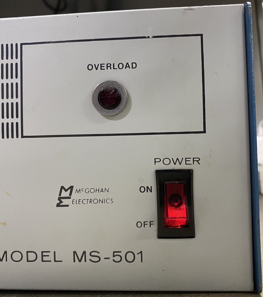 McGohan Electronics MS-501 Booster Amplifier 50 Watts