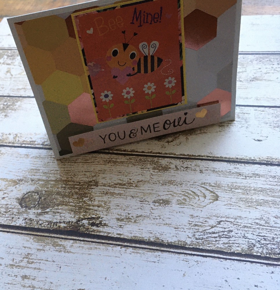 Be Mine Beehive And Bee Valentines Day Card