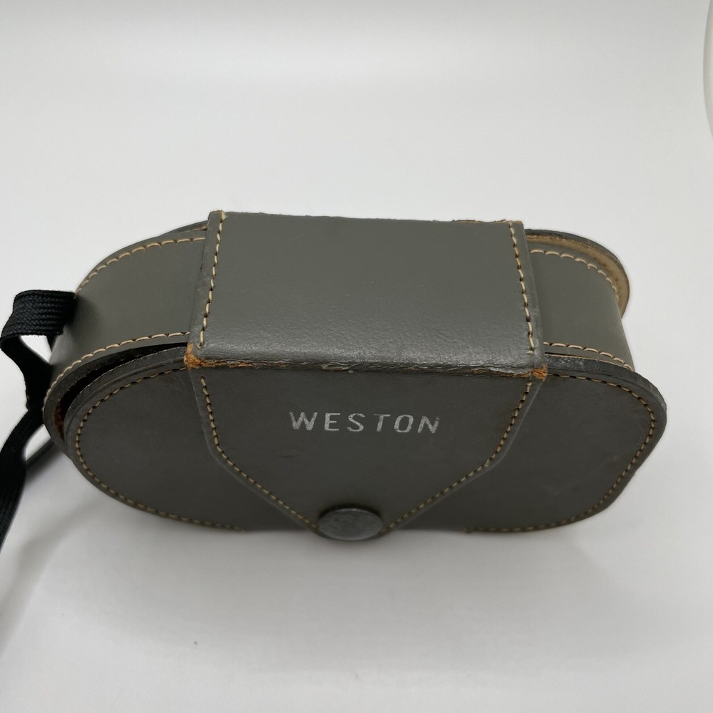 Vintage Weston Master Exposure Meter in case + Incident light adapter Works