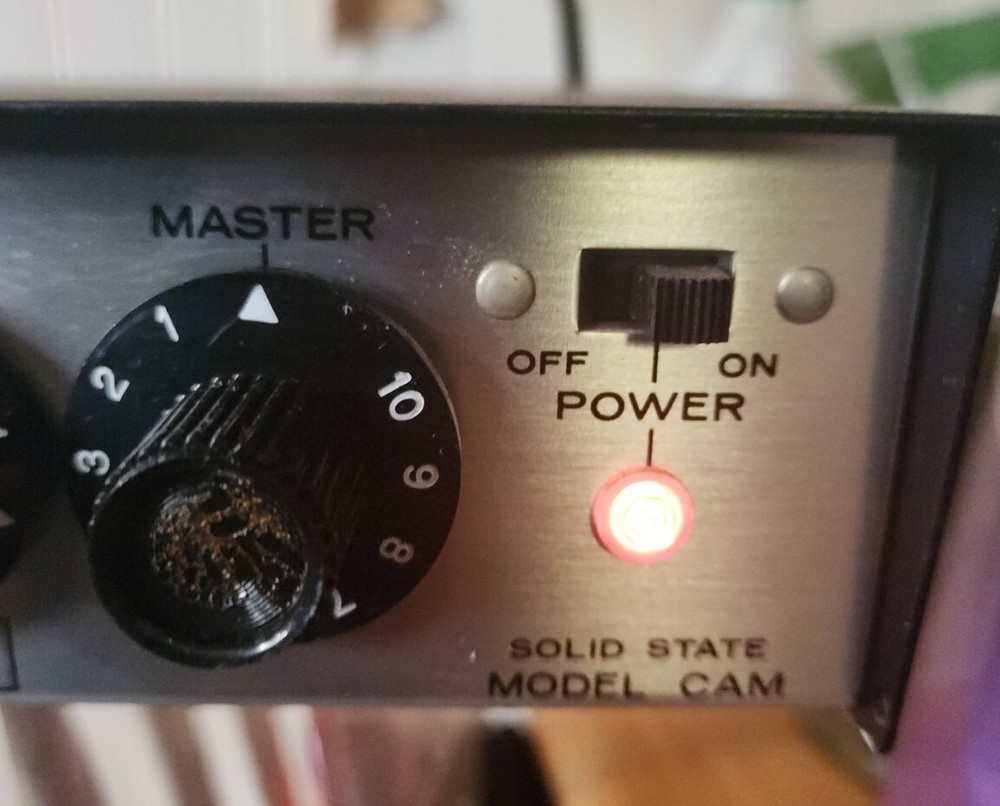 Vintage Bogen Mixer Preamp Solid State Model CAM Series L-08-82 Turns on