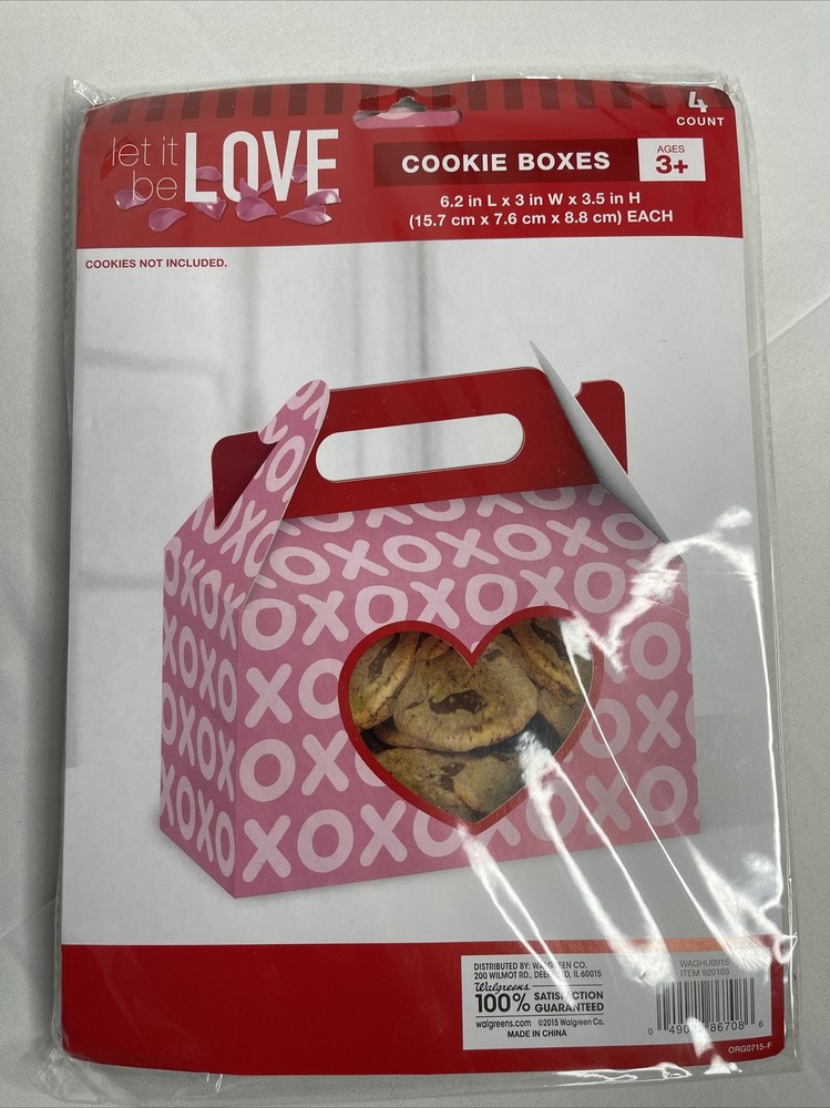 LET THERE BE LOVE VALENTINE COOKIE OR GIFT BOXES