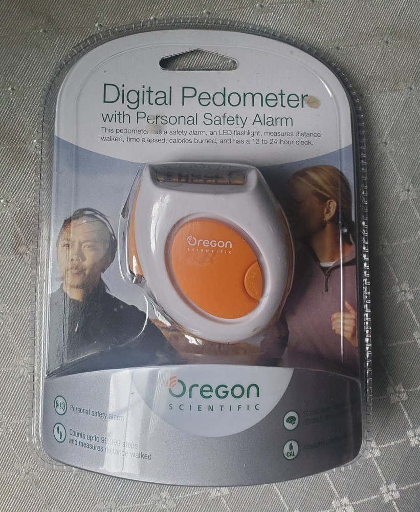 Oregon Scientific PE828 Pedometer with Panic Alarm