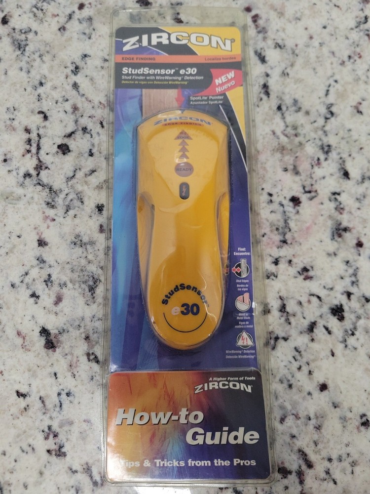 Zircon Edge Finding Stud Sensor e30 Stud Finder With Wire Warning Detection