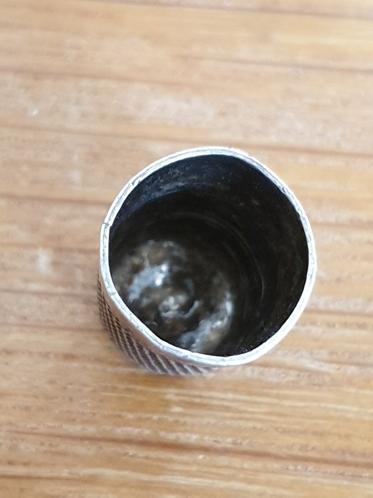 Antique Solid Sterling Miniatures Thimble