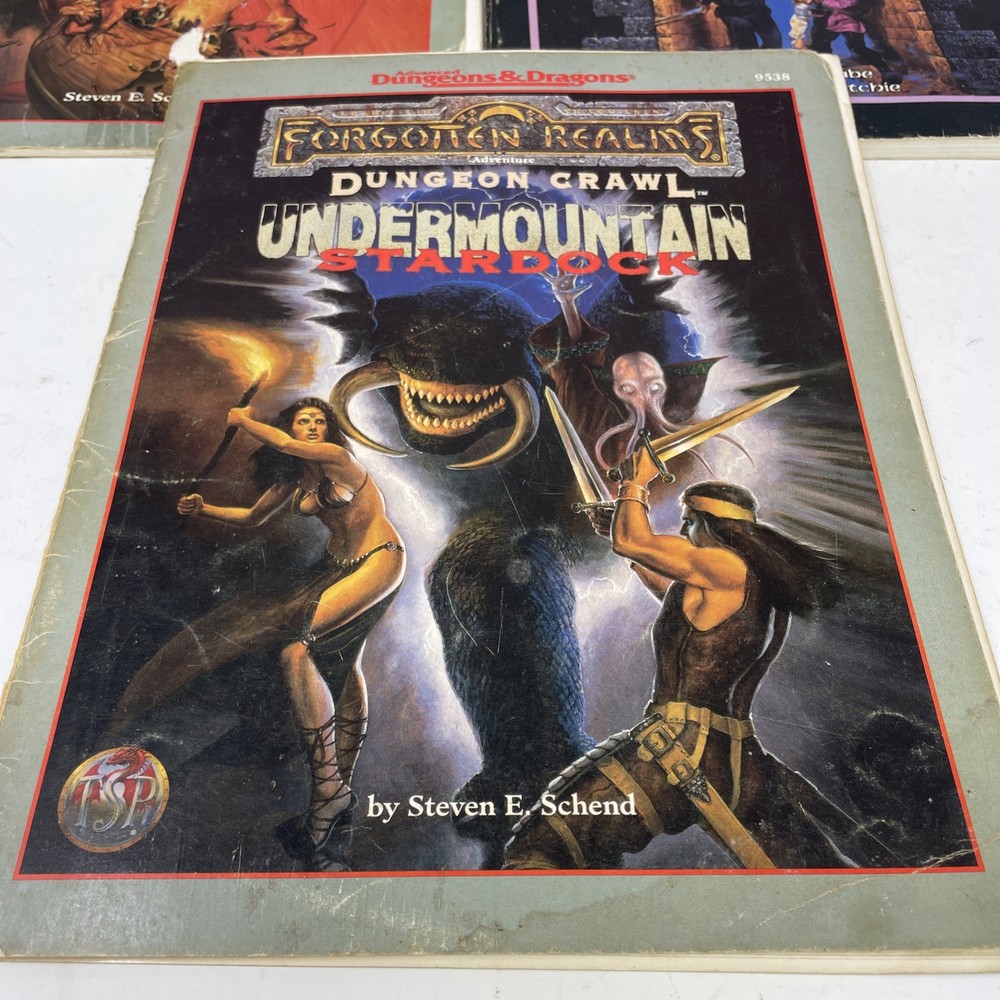 Advanced Dungeons & Dragons 2nd edition Forgotten Realms Undermountain books