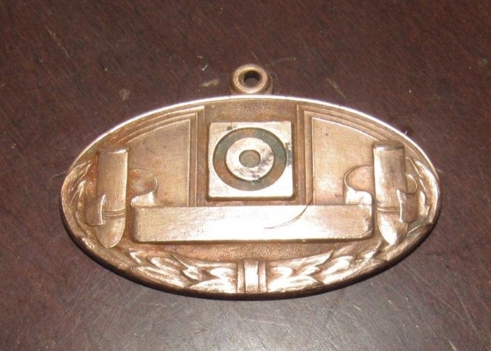 Vintage Target Shooting Award Medal - 2A