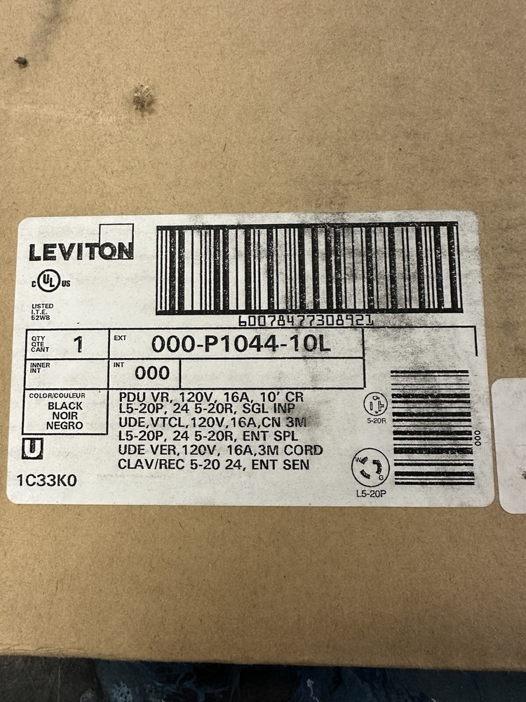 leviton pdu P1044-10L