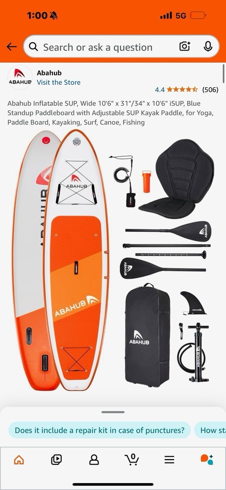Inflatable Paddle board
