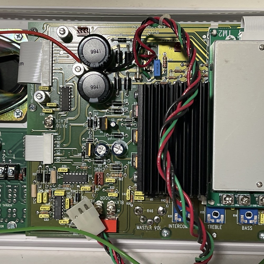 M&S Systems Model MC602 Intercom Panel (FOR PARTS, AS-IS)