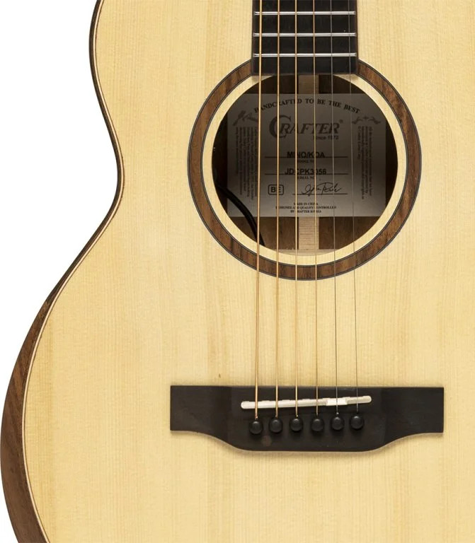 Mino series, Mino shape acoustic-electric guitar with solid spruce top