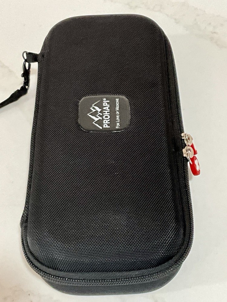 Lightweight Hard Shell Stethoscope Case Black, Prohapi Case Only