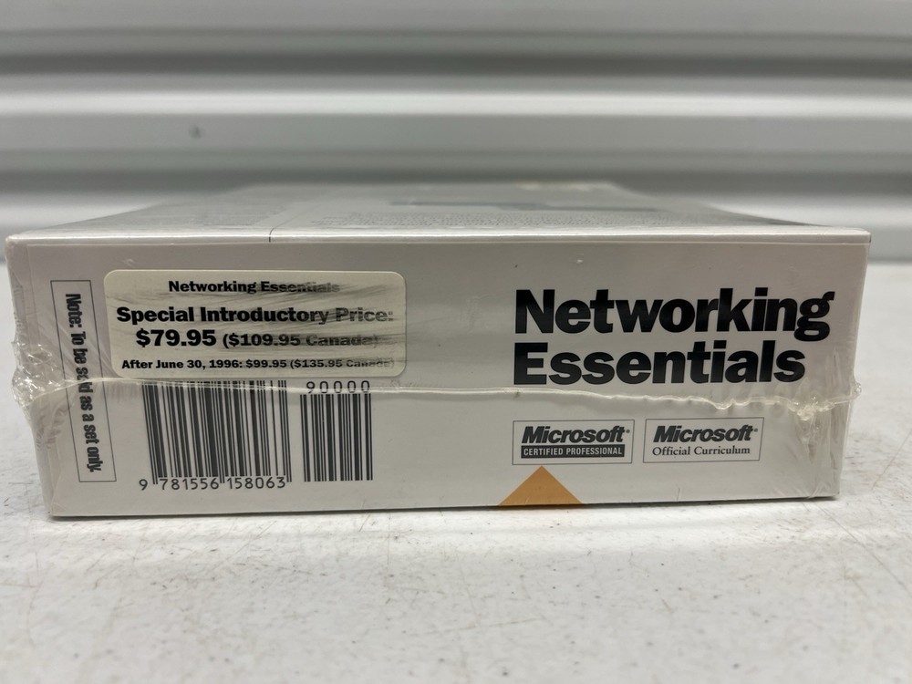 Microsoft Networking Essentials Training Kit w/ CD-ROM Sealed Microsoft Press