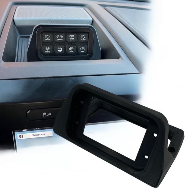 Universal 8 Gang Mount for Auxbeam Switch Panel Bezel