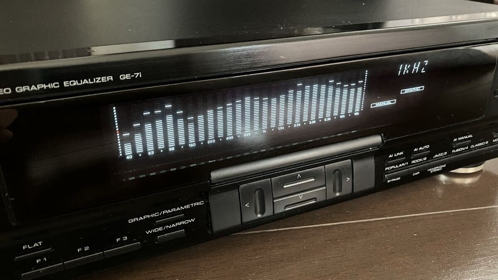 KENWOOD GE-7i Graphic Equalizer Stereo Audio Component Operation confirmed.