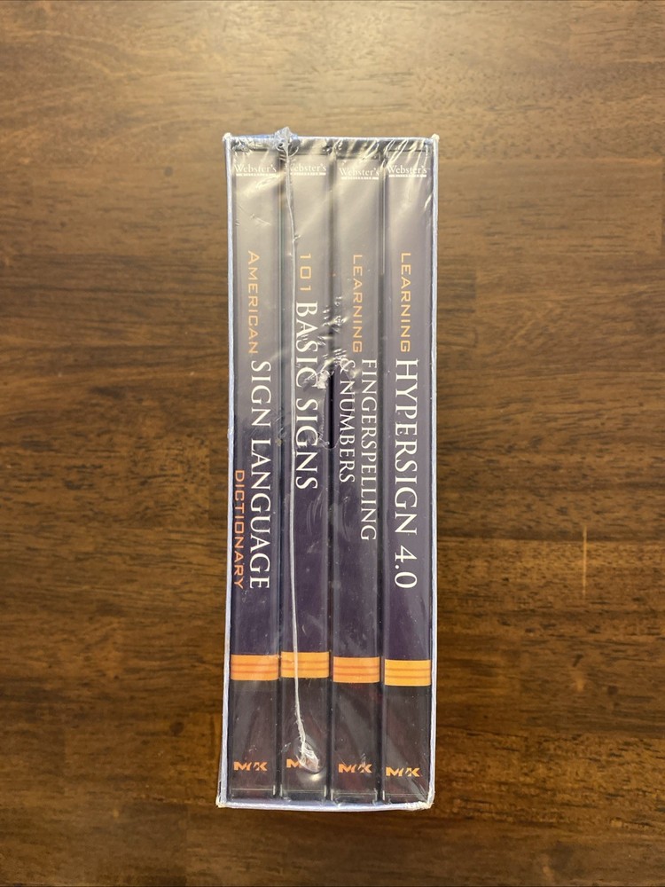 Multimedia 2000 American Sign Language Learning System (Windows) - 4 Pack