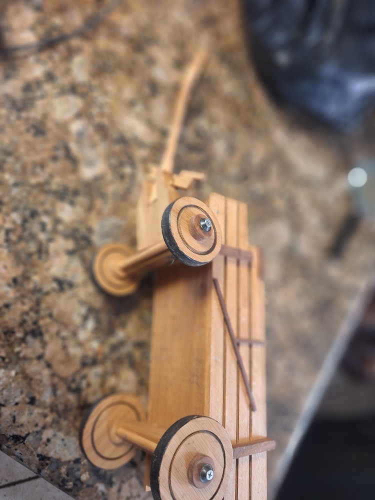 Older Toy Wooden Wagon