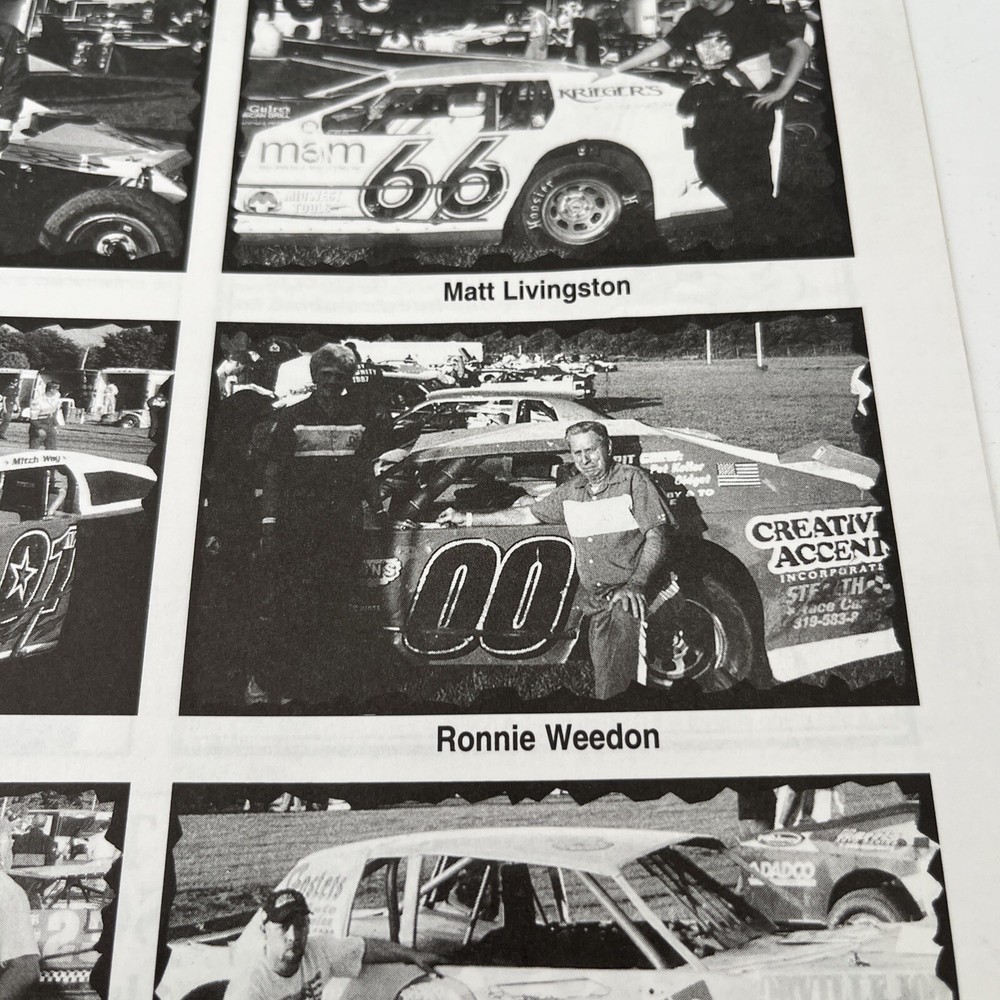 Davenport Speedway Souvenir Racing Program 2002 Featuring 2001 points And Pics