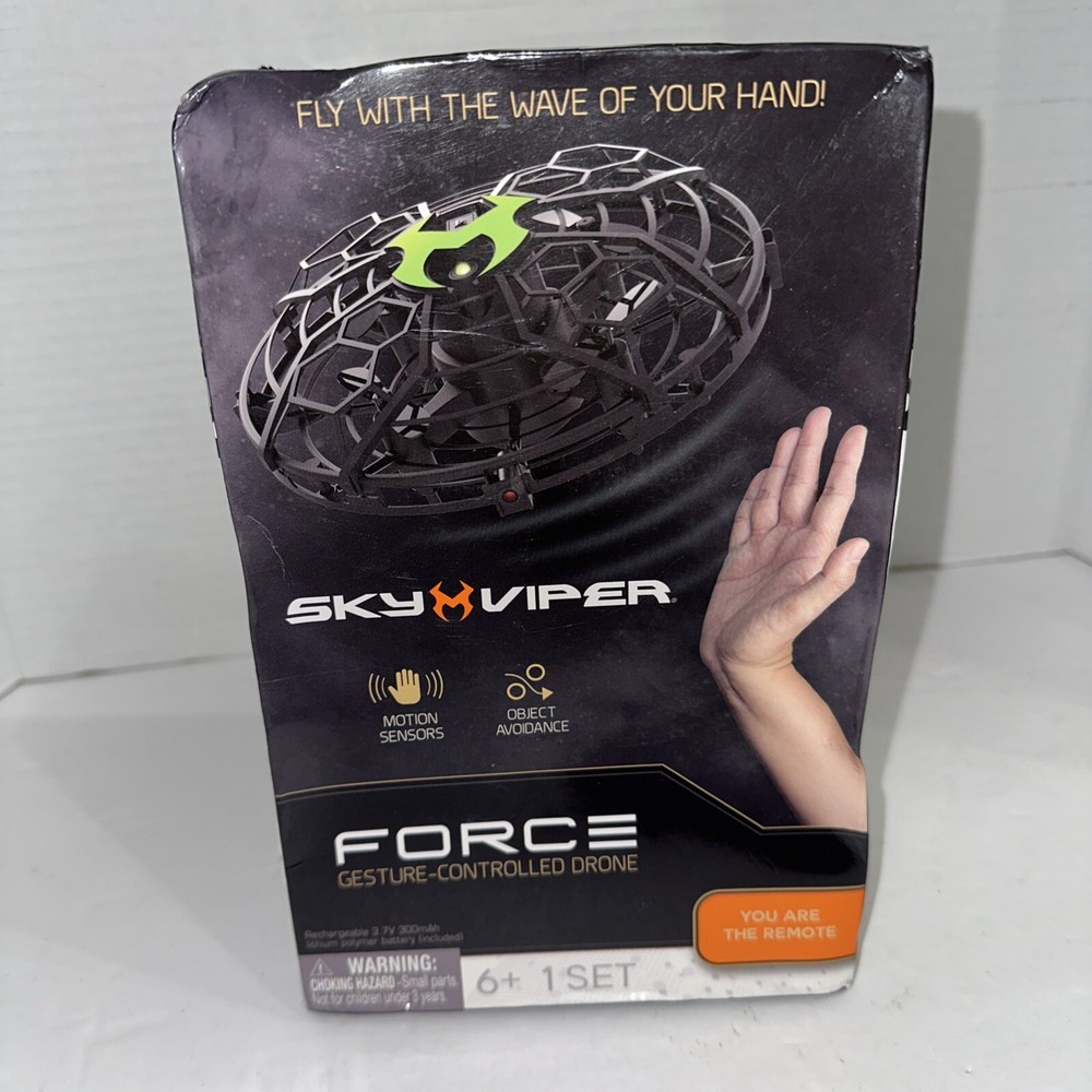 Sky Viper FORCE Gesture-Controlled Drone NEW Box Is Crushed
