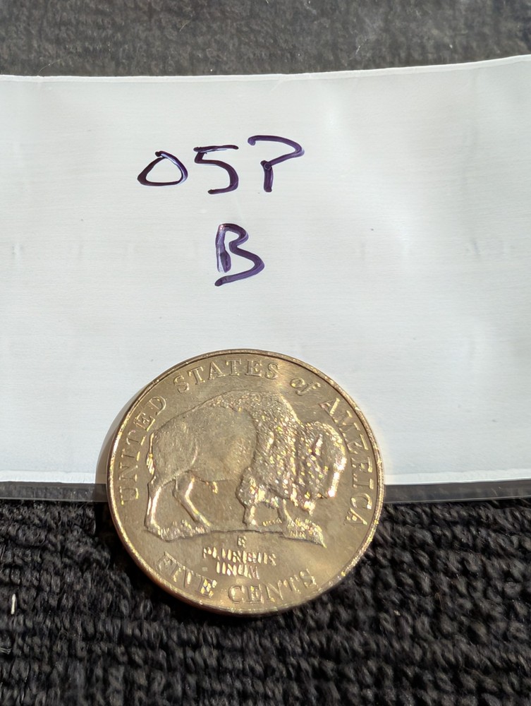 2005 P/D Bison BU Jefferson Nickle set from OBW roll