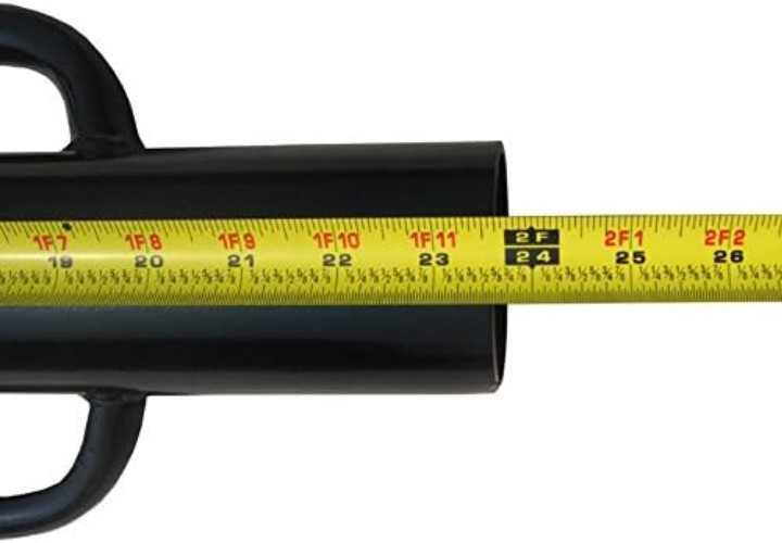 Durable 12LB Fence Post Driver – 24-Inch Black Iron Tool for Quick & Easy Setup