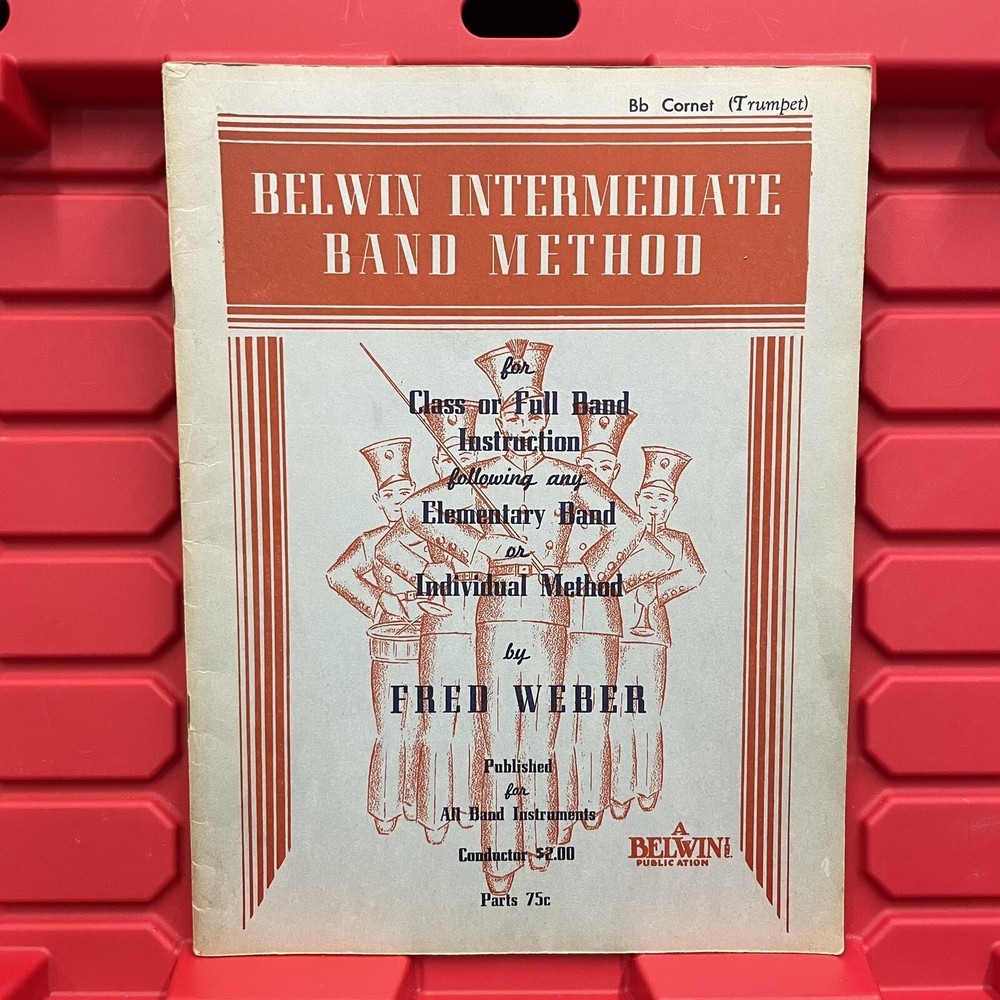 Belwin Elementary Band Method Lesson Book Class Or Full Band Instruction 1945