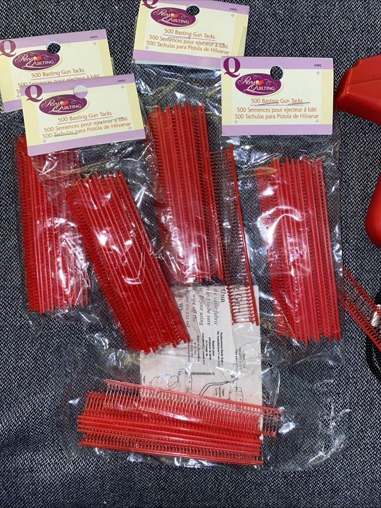 Dritz Quilter's Basting Gun & 2000+ Tacks
