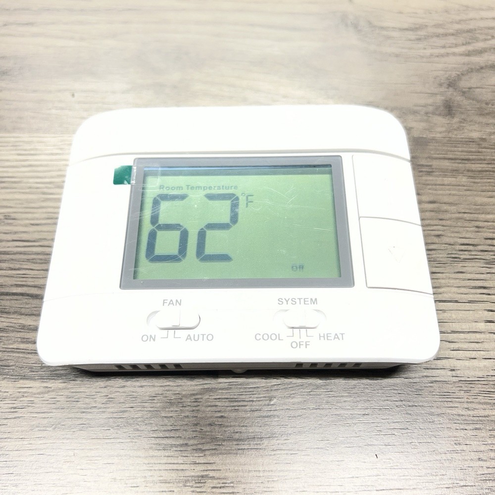 Mroinge White Large LCD Display Non Programmable Thermostat For Home