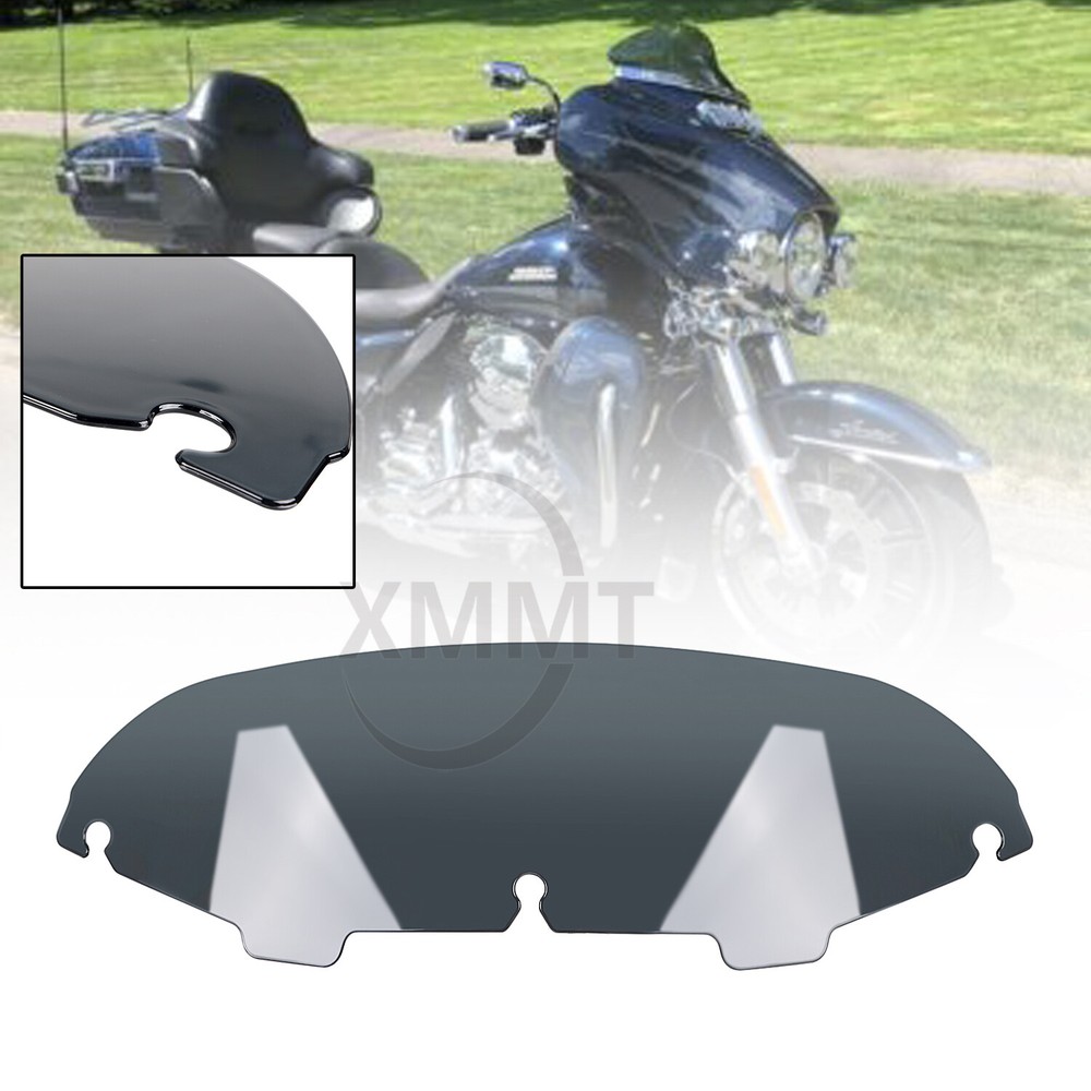 5" Smoke Upper Fairing Windshield Windscreen For Harley Electra Glide 1996-2013