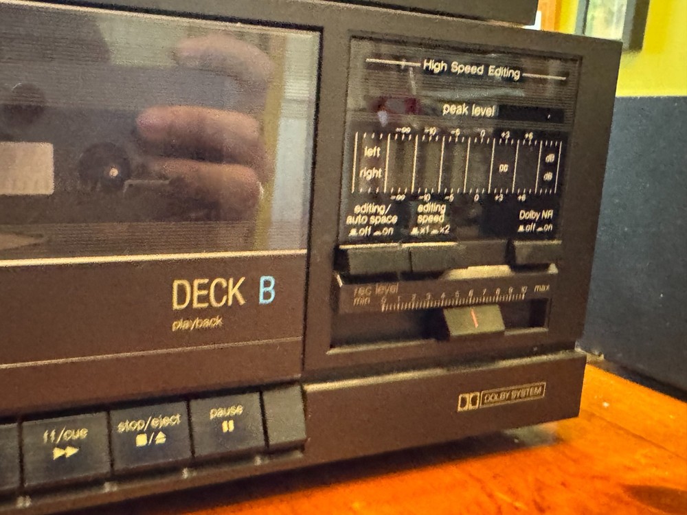 Technics RS-T16 Dual Stereo Cassette Deck- Tested and Working!!!