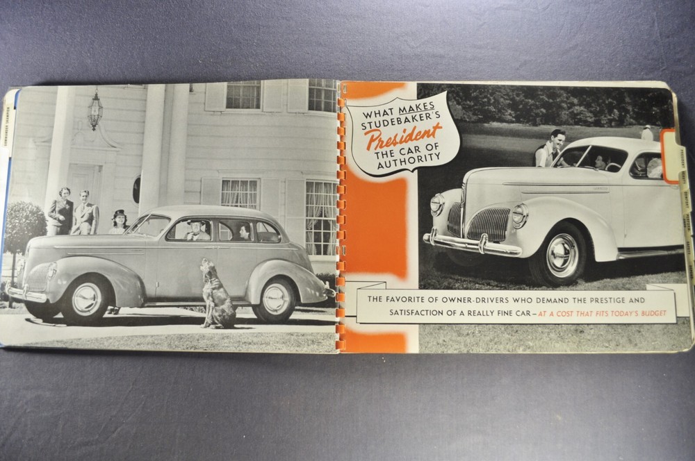 1940 Studebaker Inside Facts Brochure Commander President Champion Original 40