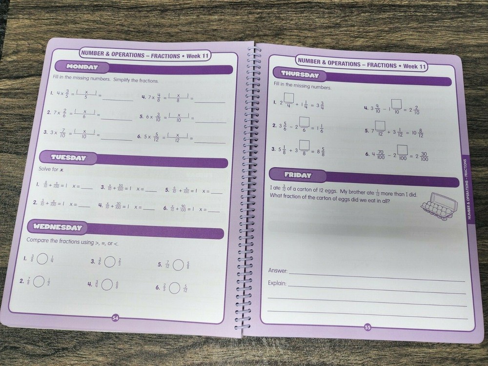 Lakeshore Daily Math Practice Journal Grade 4