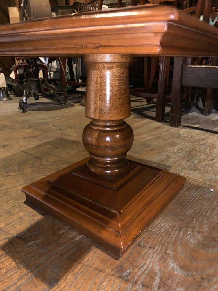 Antique Maple Square Table Or Plant Stand