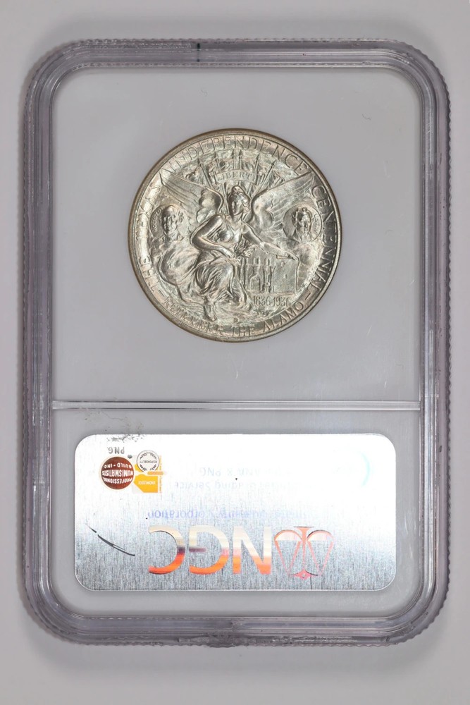 1935-D TEXAS COMMEMORATIVE HALF DOLLAR NGC MS65