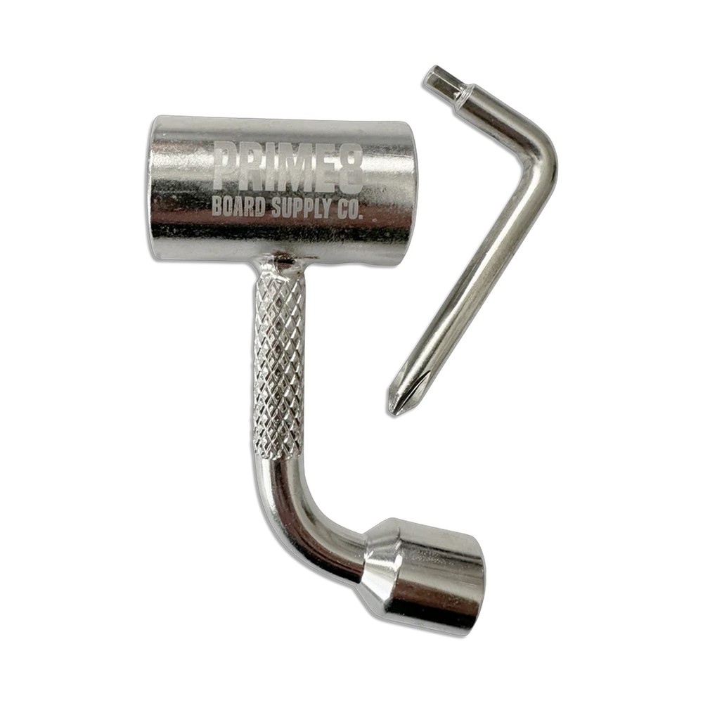 Prime8 Skateboard Tool Coil Pocket Sized - Silver