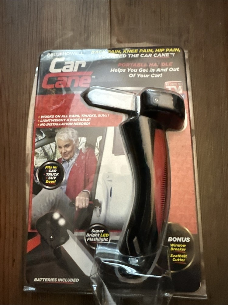 Emson 9663 Car Cane Portable Handle - Black