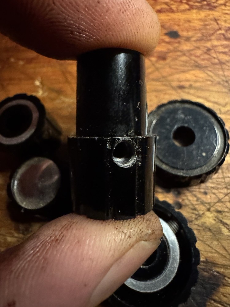 UHER Universal , Reel to Reel Recorder Front Knobs 6 pieces 4 knobs