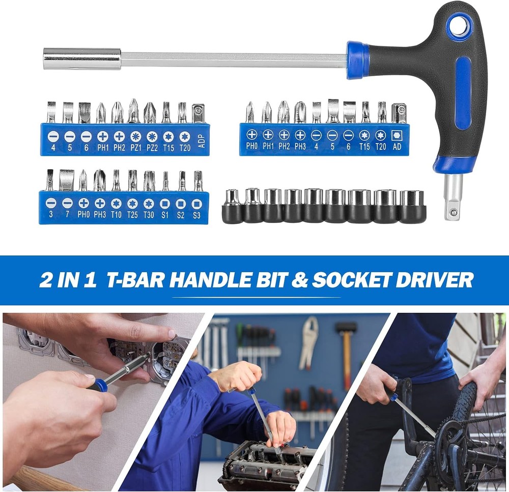 229-Piece Hand Tool Set – Portable Tool Box W/ Essential Household Tools Perfect